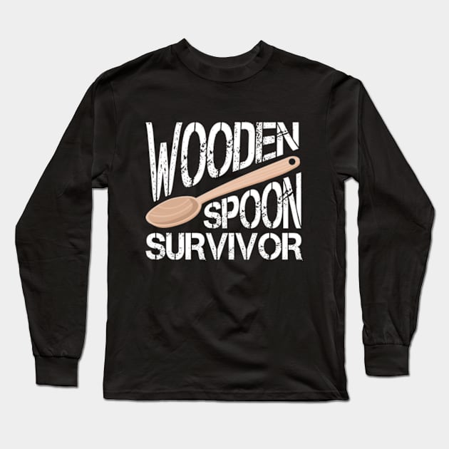 Wooden Spoon Survivor Long Sleeve T-Shirt by RiseInspired